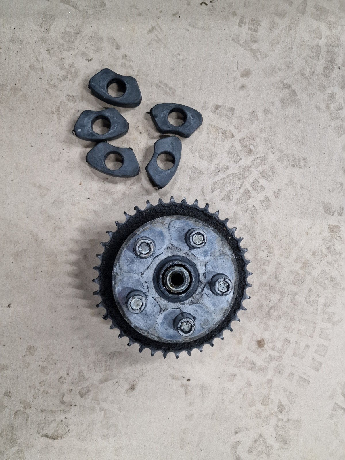 Kreidler Campagnolo Tandwieldrager in goede staat., Fietsen en Brommers, Ophalen of Verzenden, Gebruikt, Cilinder