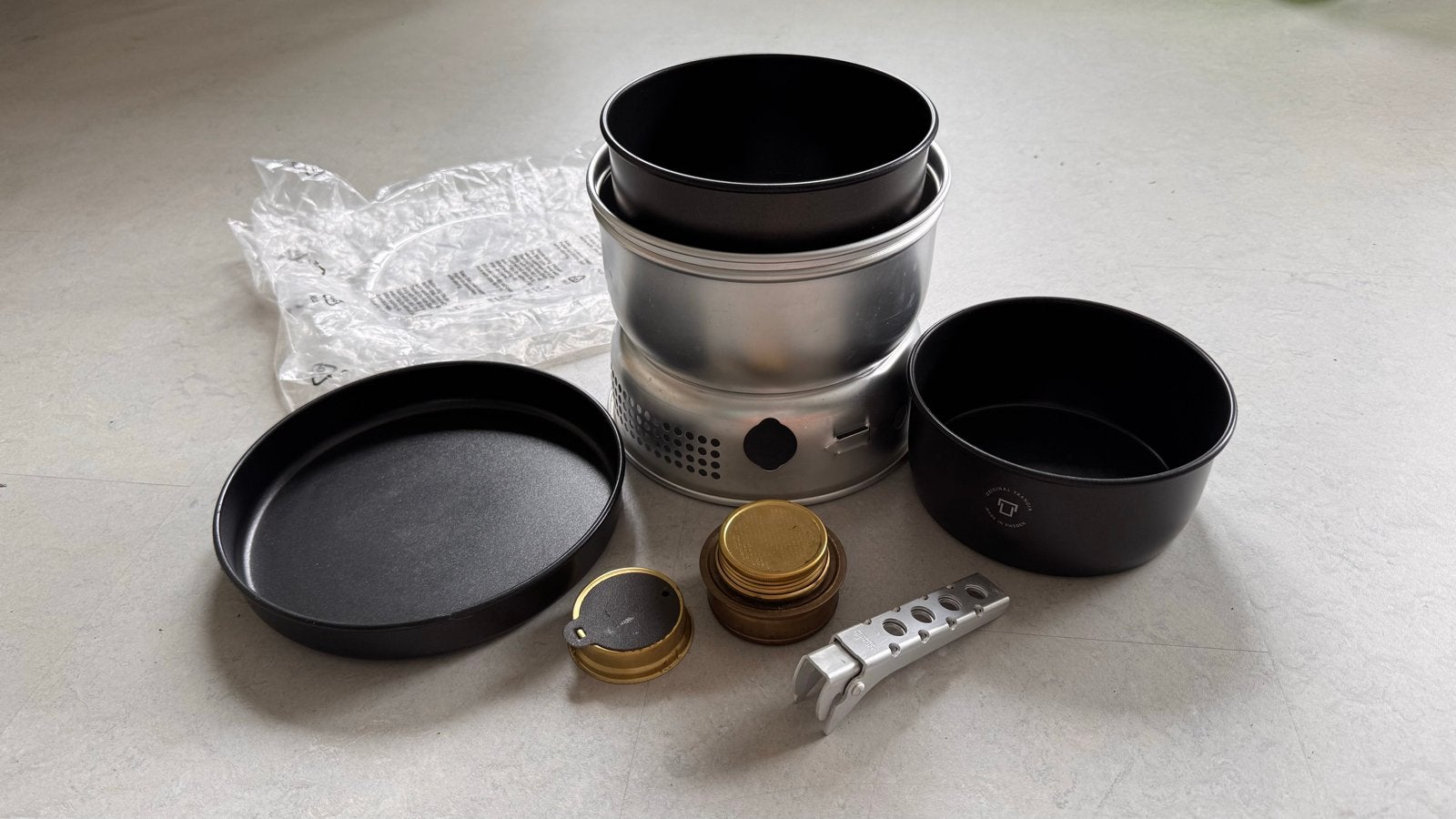 Trangia Stove 25-6 UL met gasbrander en fuel bottle 300ml, Ophalen, Zo goed als nieuw