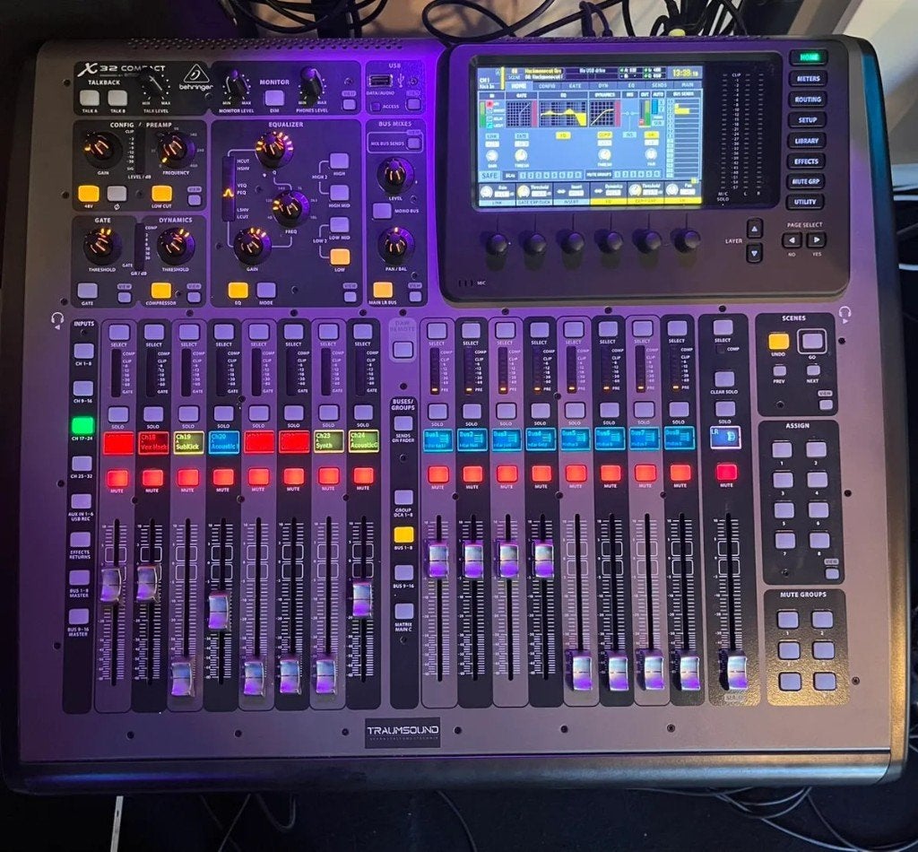 Behringer Mixing Console X32 Compact & S32 Stagebox, Muziek en Instrumenten, Ophalen of Verzenden, Zo goed als nieuw, 20 kanalen of meer
