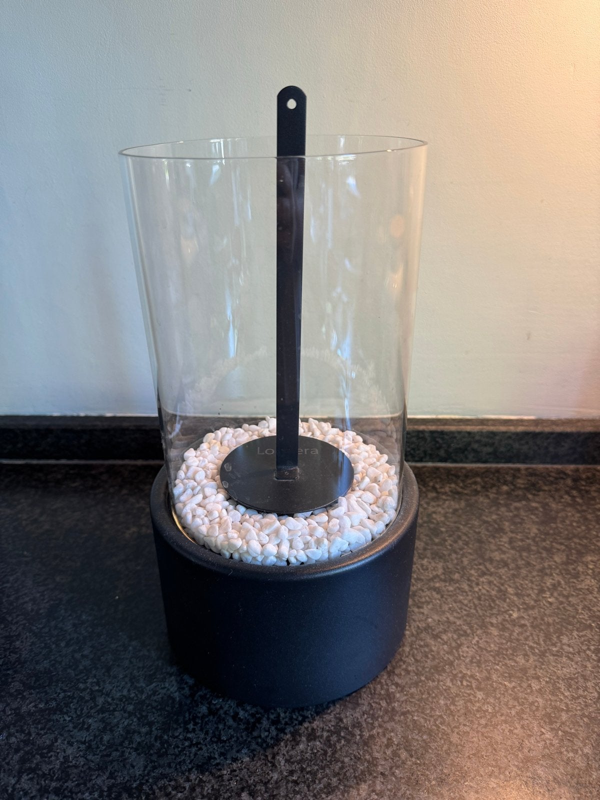 Louvera Ethanol Brander, Zwart, Ophalen of Verzenden, Zo goed als nieuw, Metaal