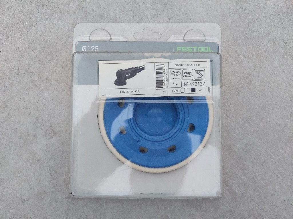 Festool steunschijf ST-STF D125/8 FX-H-HT voor schuurmachine, Ophalen of Verzenden, Nieuw