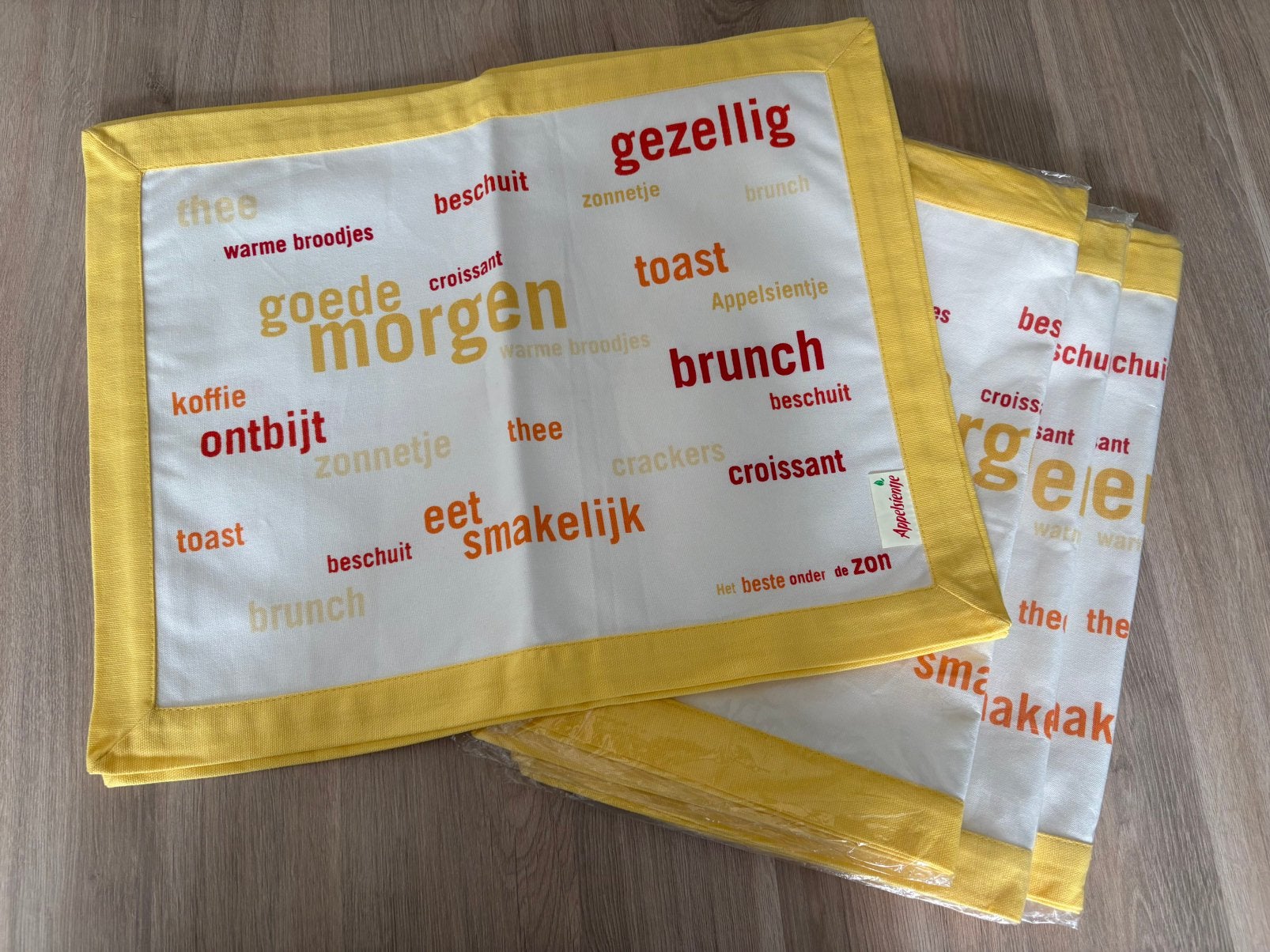 8 placemats,spaaraktie Appelsientje, Ophalen, Nieuw, Placemat