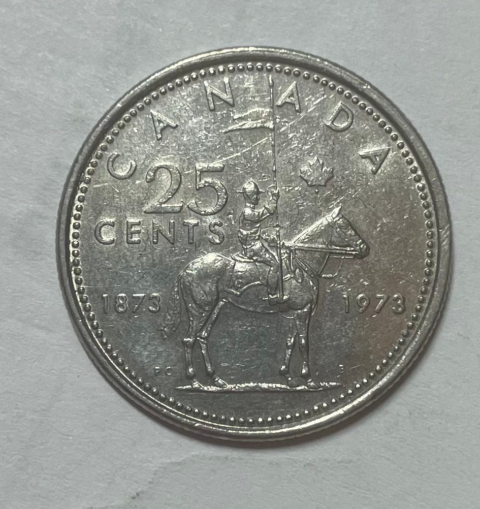 25 cent Canada 1973, Ophalen of Verzenden, Noord-Amerika