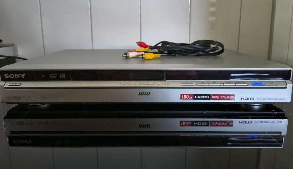 Sony RDR-HX650 DVD Recorder met 160GB HDD en HDMI, Ophalen of Verzenden