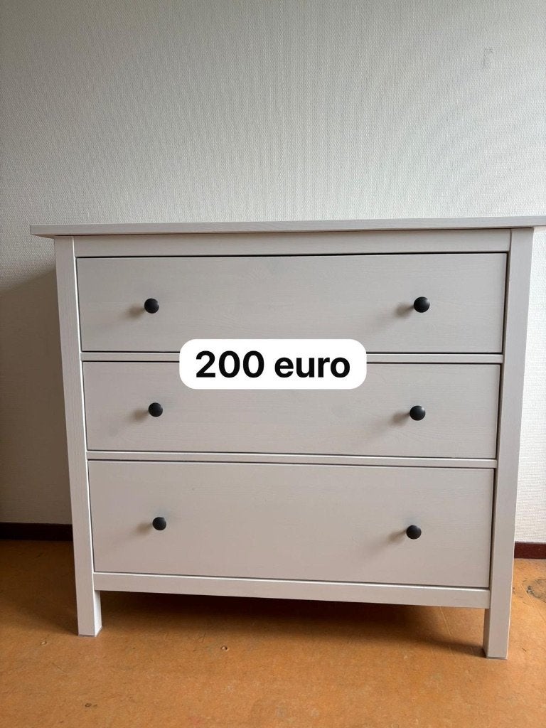 Ikea Hemnes 3 drawer dresser, Huis en Inrichting, Kasten | Ladekasten, Ophalen, 5 laden of meer, Zo goed als nieuw, Minder dan 100 cm