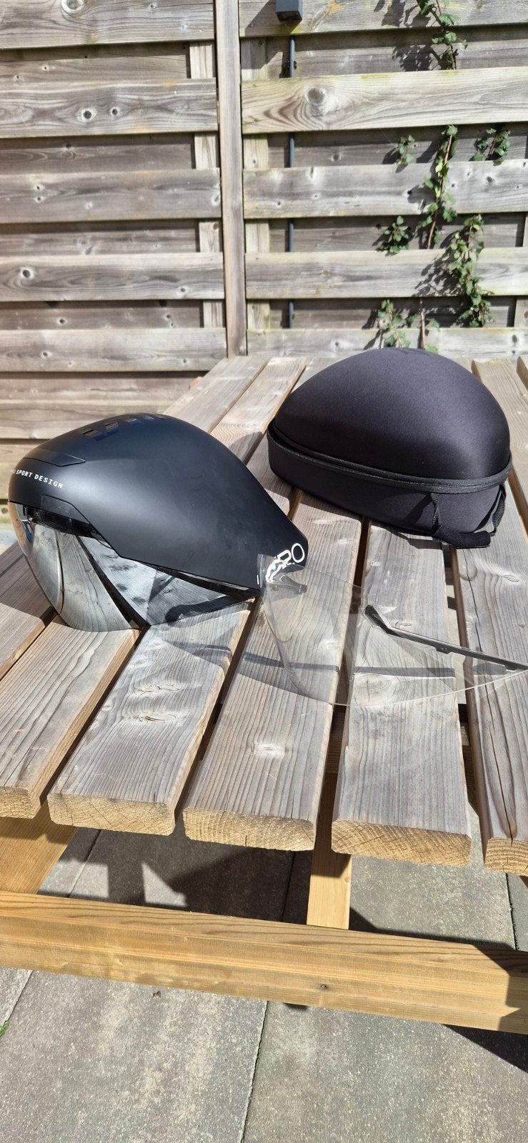 Giro Aerohead 2 MIPS tijdrithelm - Zwart, Ophalen of Verzenden, Zo goed als nieuw, Heer of Dame, M