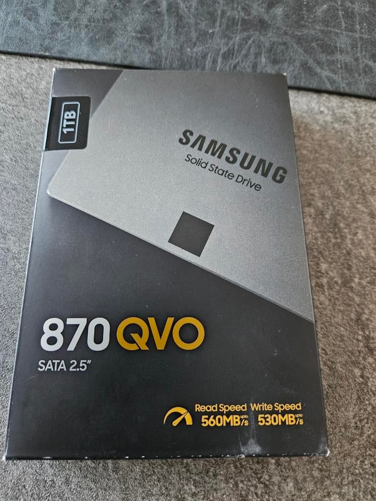 Samsung 870 QVO 1TB SSD - Perfect voor PS4, Computers en Software, Harde schijven, Intern, Gebruikt, Console, Ophalen of Verzenden