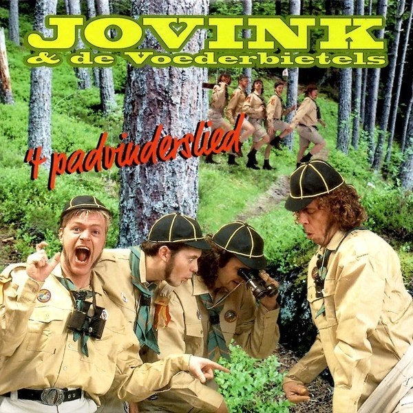Jovink & De Voederbietels - 't Padvinderslied CD Single ''00, Cd's en Dvd's, Verzenden, Zo goed als nieuw, Nederlandstalig