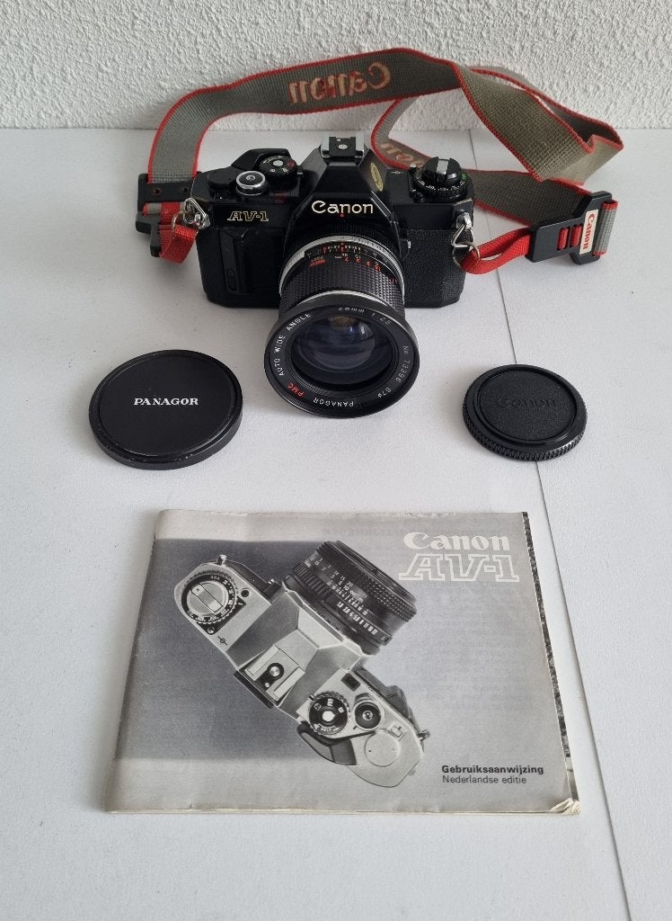 Canon AV-1 35mm Analoge Film Camera, Audio, Tv en Foto, Ophalen of Verzenden, Gebruikt, Spiegelreflex, Canon