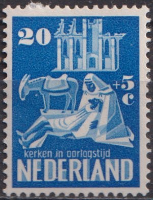 Kerken in oorlogstijd No.560 XX.  ADV. no.52 M., Postzegels en Munten, Verzenden, Na 1940