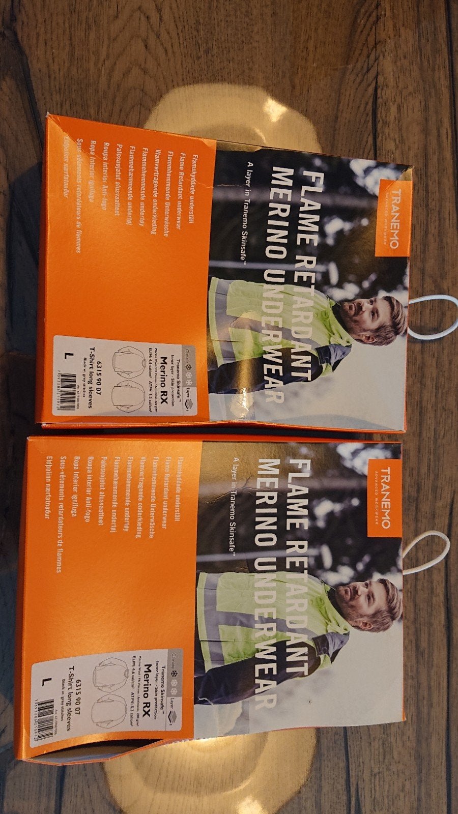 Tranemo Vlamvertragend Merino long sleeves 2x- Maat L, Ophalen of Verzenden, Nieuw, Tranemo