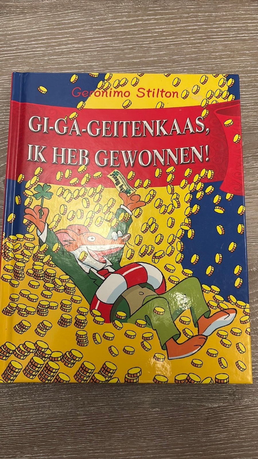 Geronimo Stilton; Gi-Ga-Geitenkaas ik heb gewonnen (z.g.a.n., Ophalen of Verzenden, Zo goed als nieuw, Non-fictie