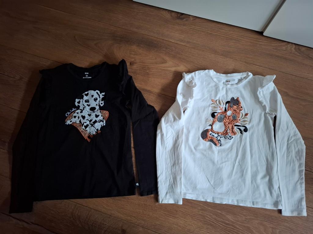 Tweeling meisjes shirts maat 146/152, Kinderen en Baby's, Tweelingen en Meerlingen, Ophalen of Verzenden, Zo goed als nieuw, Kleding