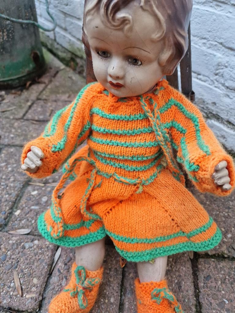 Antieke baby pop, Ophalen