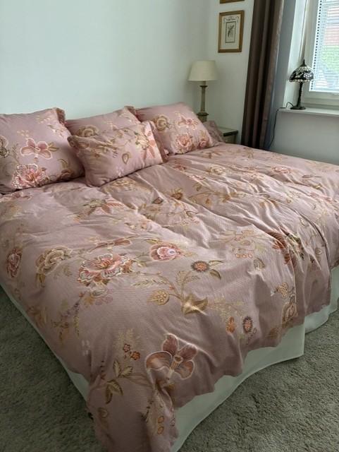 Mooi 2 persoonsbed afm. 2 x 2 meter, Ophalen, Gebruikt, Tweepersoons, Overige maten