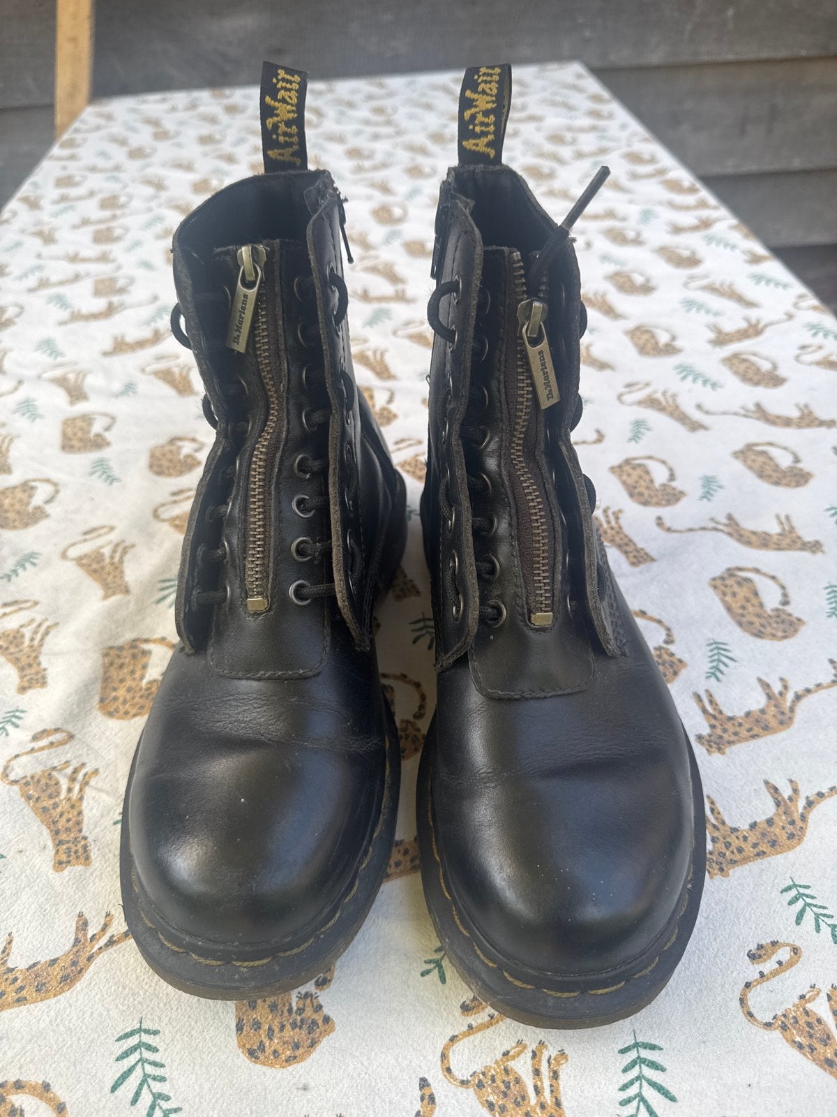 Dr. Martens laarzen met rits - Zwart - Maat 41, Ophalen, Zo goed als nieuw, Zwart, Lage of Enkellaarzen