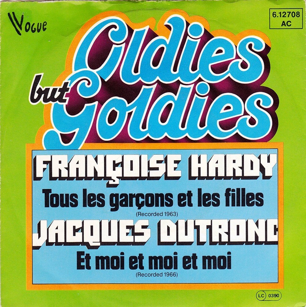 Françoise Hardy - Tous Les Garçons Et Les Filles 7", 7 inch, Single, Ophalen of Verzenden, Zo goed als nieuw