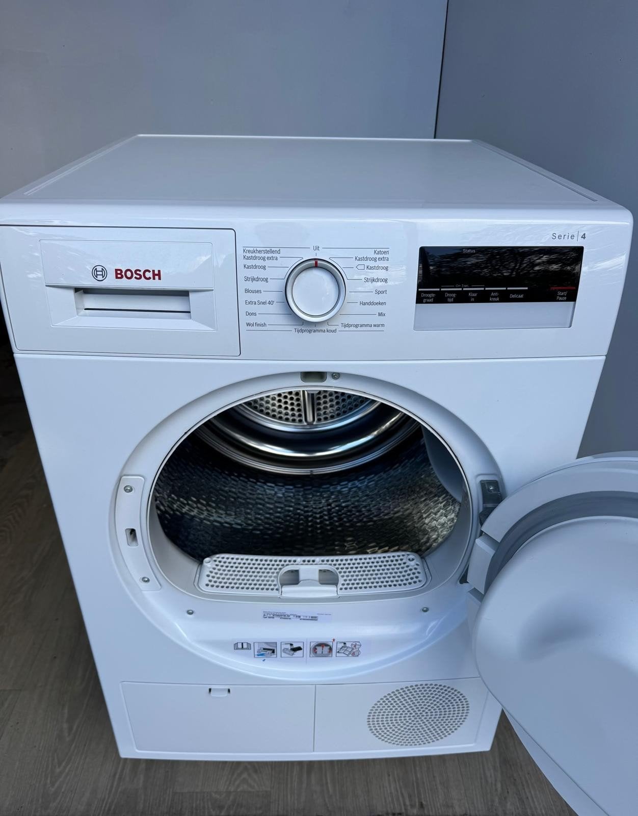Bosch warmtepomp droger 7kg A++, Witgoed en Apparatuur, Ophalen, 6 tot 8 kg, Zo goed als nieuw, 85 tot 90 cm