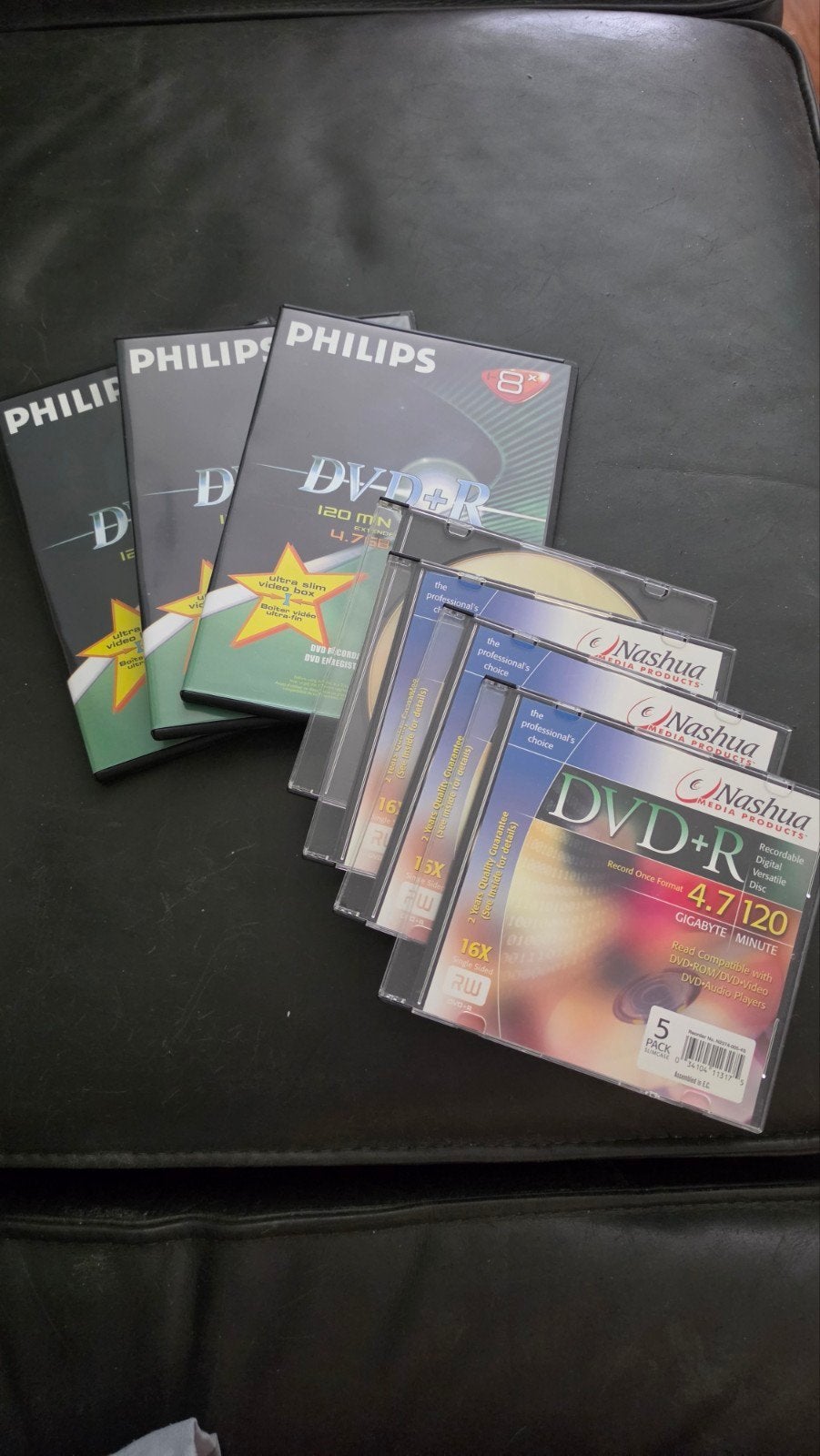 DVD+R 4 7GB 120 MINUTEN, Ophalen, Philips, Nashua, Herschrijfbaar, Nieuw