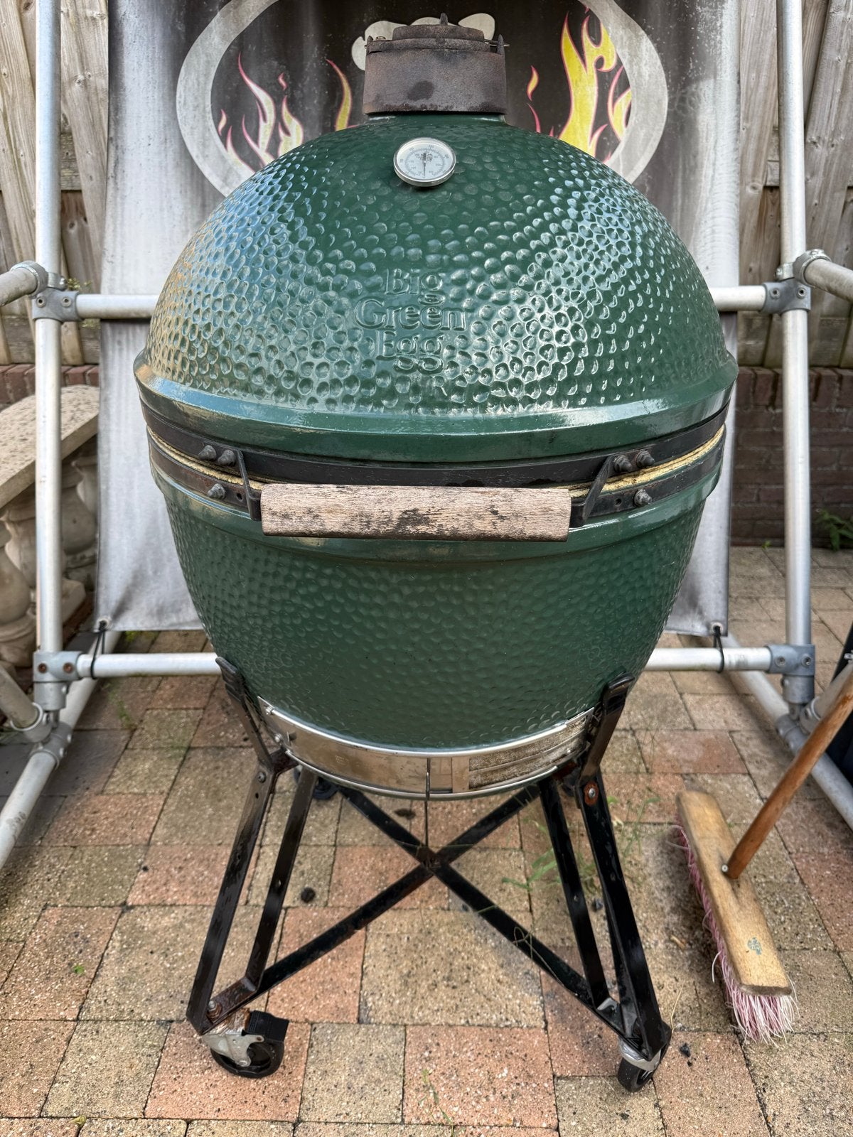 Big Green Egg XL Kamado BBQ, Ophalen, Gebruikt