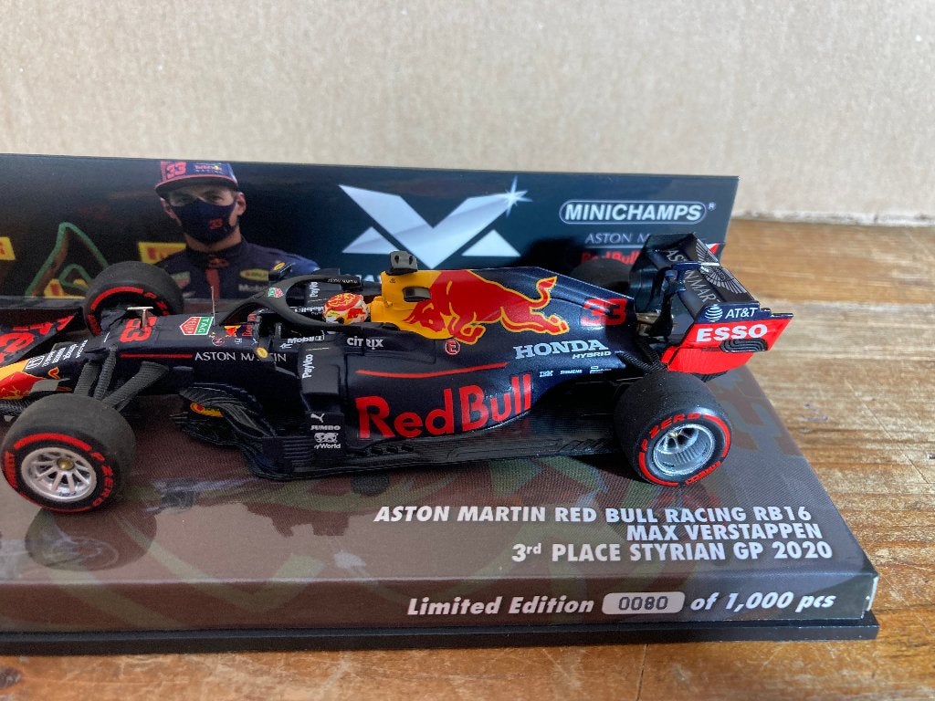✅ Max Verstappen 1:43 editie 51 3rd Place Styrian GP 2020, Ophalen of Verzenden, Nieuw, Formule 1