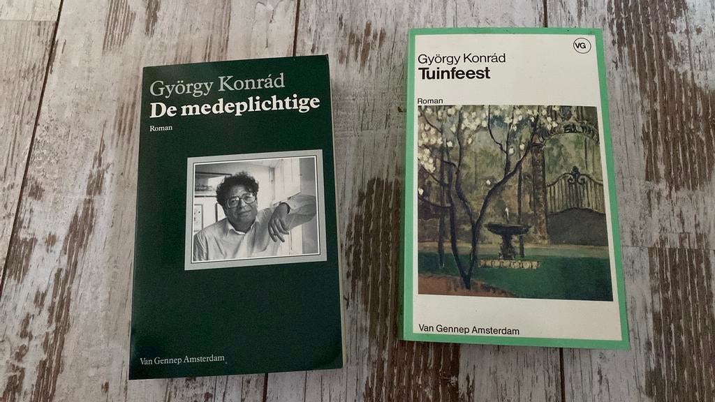 2x Gyorgy konrad : de medeplichtige -  tuinfeest, Ophalen of Verzenden, Gelezen
