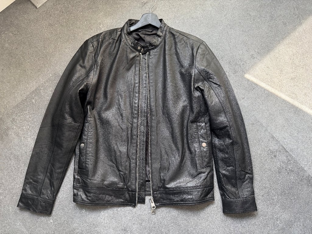 Selected Homme 'Archive' leren jack, zwart, medium, Nieuw, Maat 48/50 (M), Zwart, Nieuw, Ophalen of Verzenden