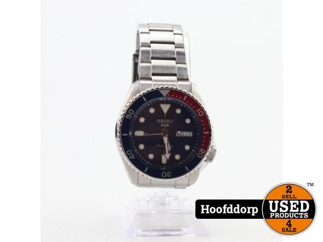 Seiko Sports 5 Pepsi (4R36-07G0) Automatisch 42mm, Seiko, Zo goed als nieuw, Support@seiko.com, 5-11, Akasaka 2-chome
Minato-ku, Tokyo 107-0052
Japan