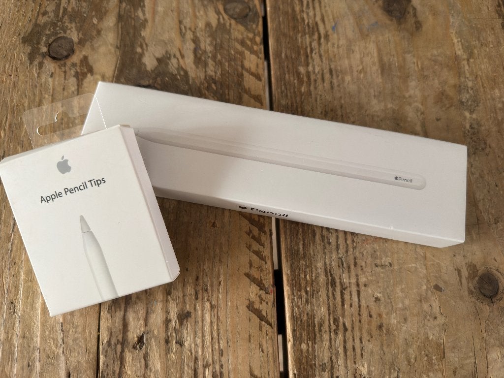 Apple Pencil 2e generatie + 3 originele reservepunten, Computers en Software, 10 inch, Apple iPad, Wit, Ophalen of Verzenden