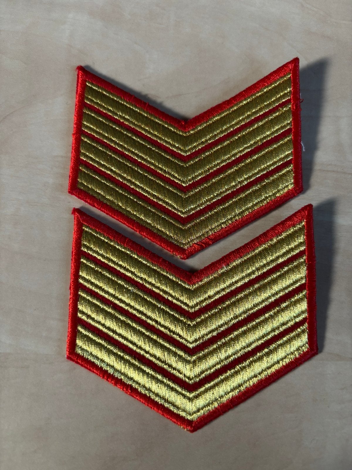 Set rangen sergeant majoor mariniers voor DT, Verzenden, Marine, Nederland, Embleem of Badge