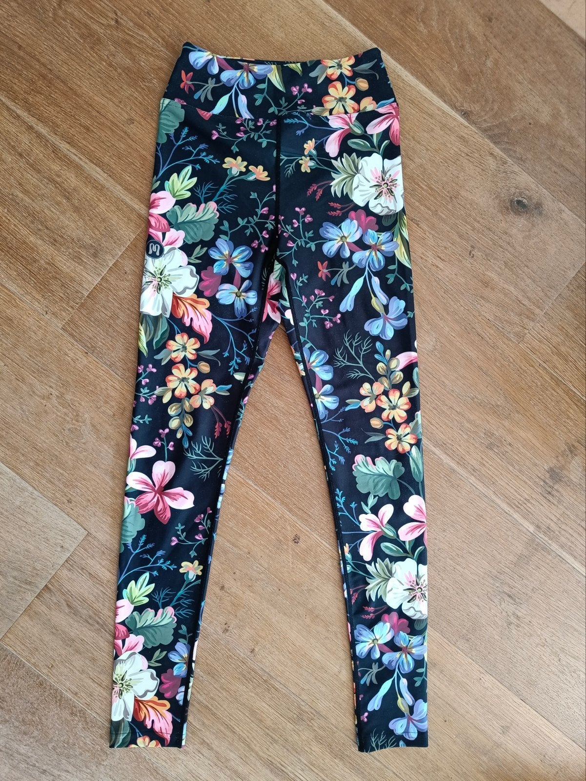Mayafreya Legging met Bloemenprint - Maat XS, Legging, Meerkleurig, Overige maten, Ophalen of Verzenden