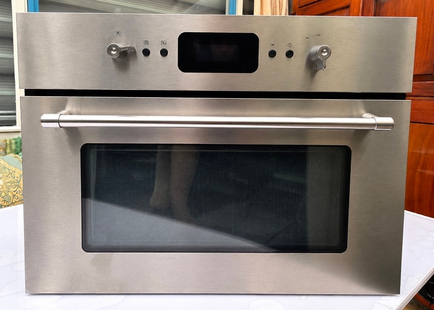 IKEA FORMEBY Inbouw Combi-oven Magnetron RVS, Witgoed en Apparatuur, Ophalen, 45 tot 50 cm, Gebruikt, IKEA