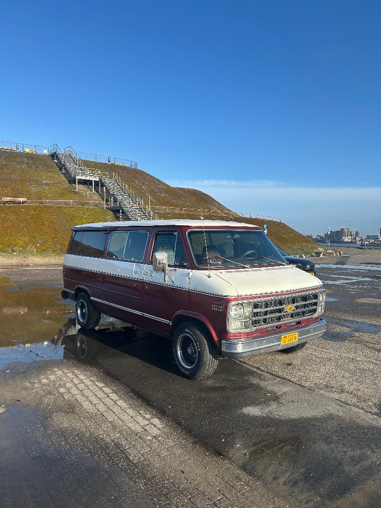 Chevy van g20 1978, Achterwielaandrijving, 8 cilinders, 2000 kg, 2156 kg
