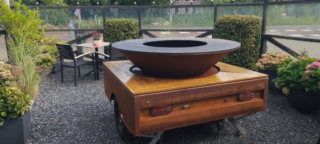 Halloween Winter BBQ? Huur nu een professionele BBQ trailer, Ophalen, Zo goed als nieuw, Made by Smokerbbghuren, Met accessoires