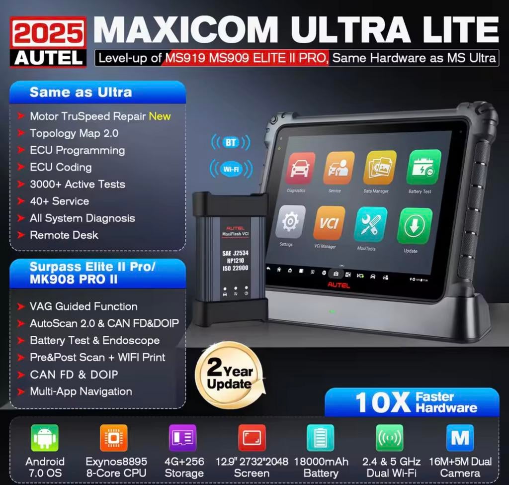 Autel Maxicom Ultra Lite, Ophalen of Verzenden