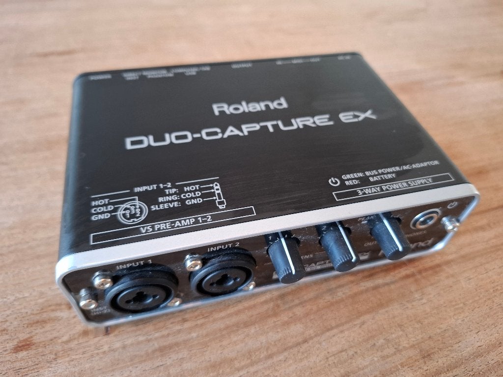 Roland DUO-CAPTURE EX – UA-22 Audio Interfaces, Muziek en Instrumenten, Overige Muziek en Instrumenten, Ophalen of Verzenden, Zo goed als nieuw