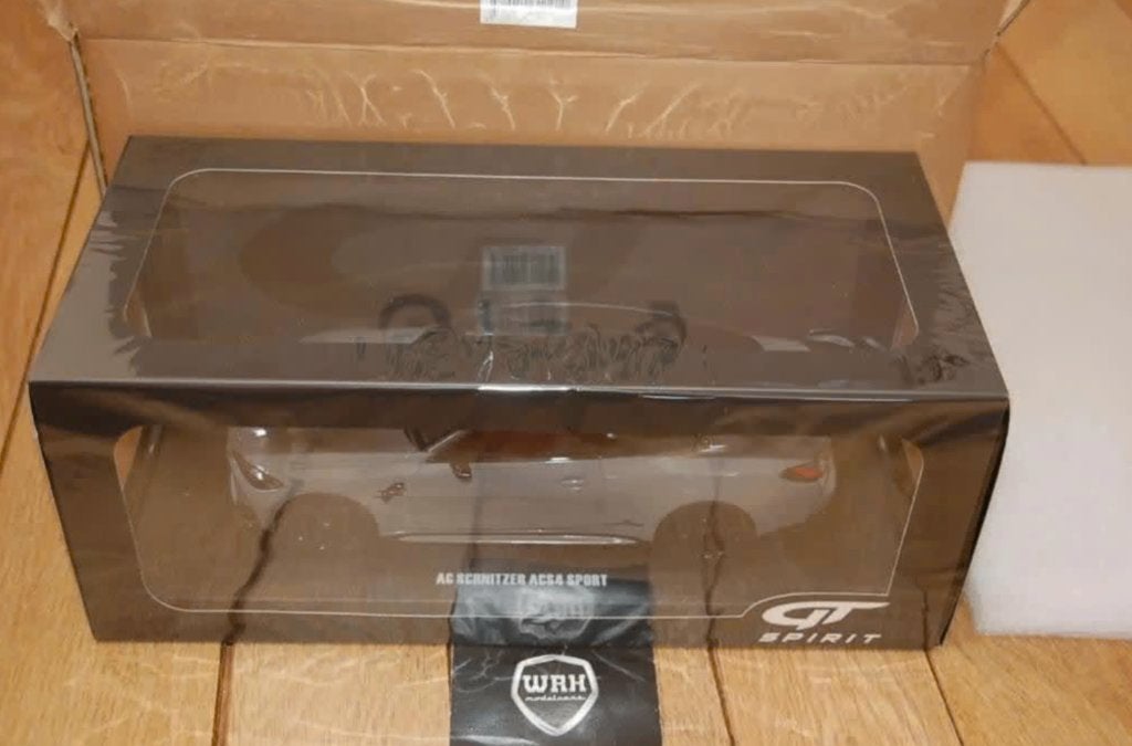1:18 BMW M4 G82 AC SCHNITZER grey GT spirit GT376 WRH, Verzenden, Zo goed als nieuw, Auto, Overige merken