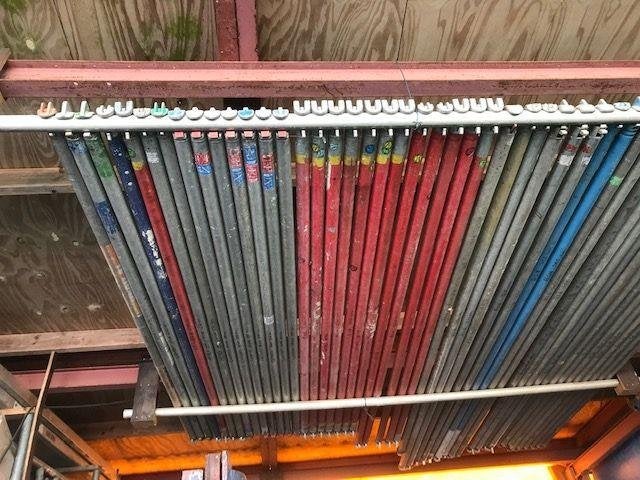 Aluminium schoren steiger Altrex layher etc. liggers, Ophalen, Zo goed als nieuw, Rolsteiger of Kamersteiger, 5 meter of hoger