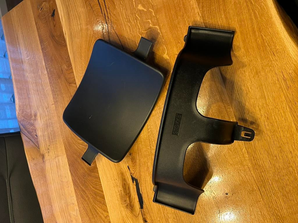 Te Koop Stokke Tripp Trapp Baby set (Zwart), Ophalen of Verzenden, Gebruikt, Meegroeistoel, Stoelverkleiner