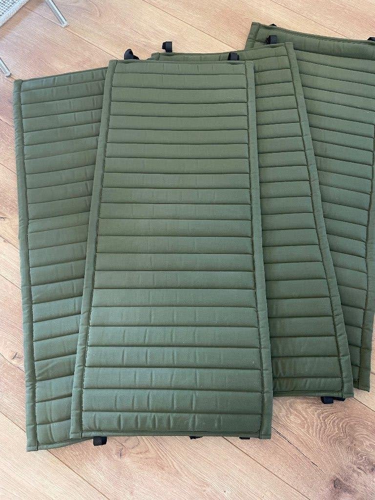 HAY Palissade Kussenset diningchair - Olive (4 stuks), Ophalen, Zo goed als nieuw, Textileen