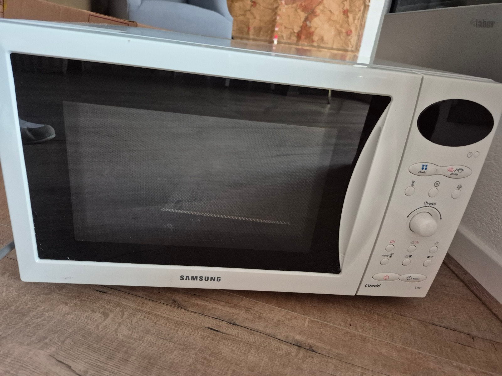 Samsung C100 Combi Magnetron - Wit, Gebruikt, Witgoed en Apparatuur, Ophalen, Combimagnetron, Grill, Zo goed als nieuw