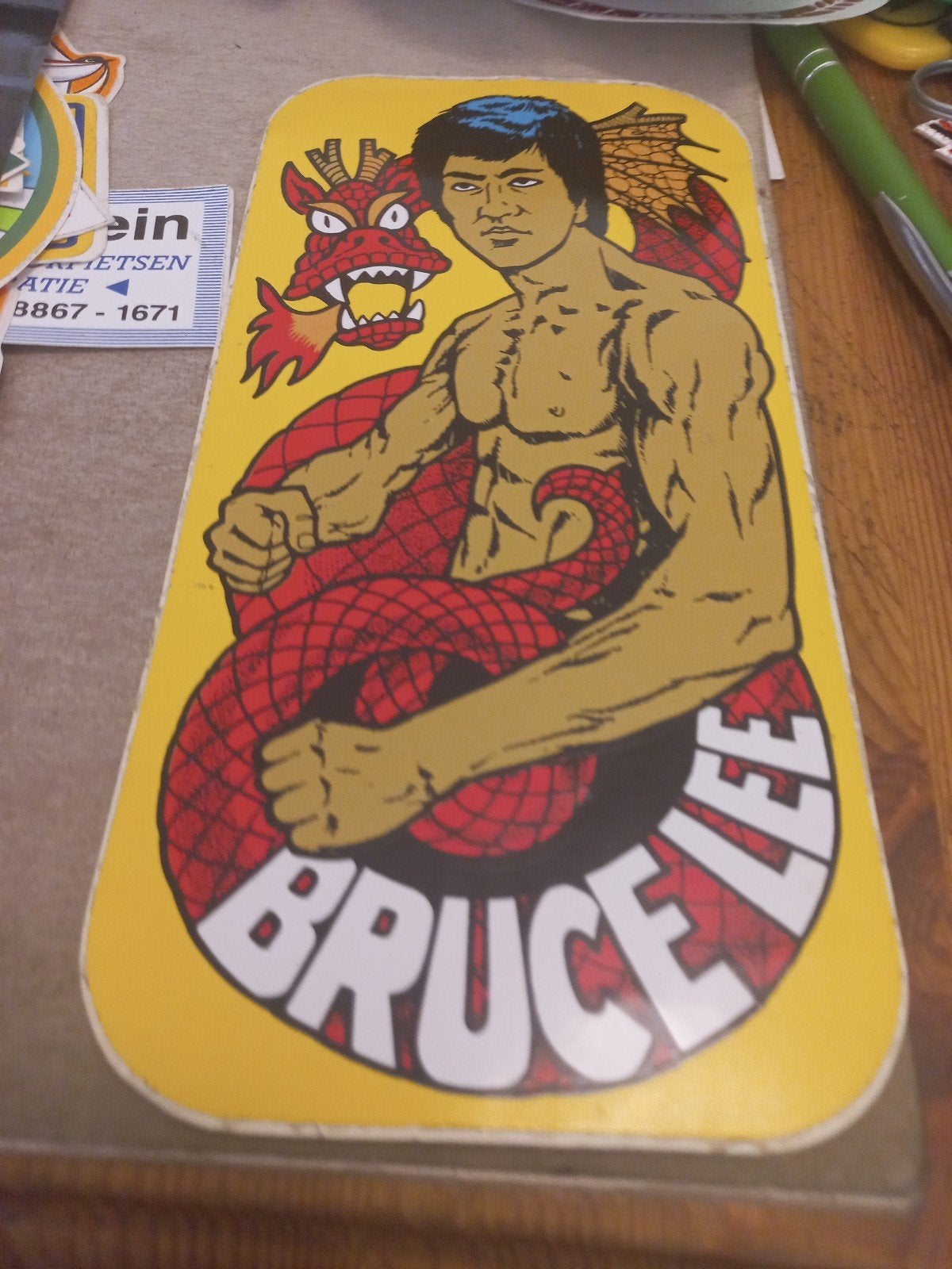 Vintage Bruce Lee, Ophalen of Verzenden, Gebruikt