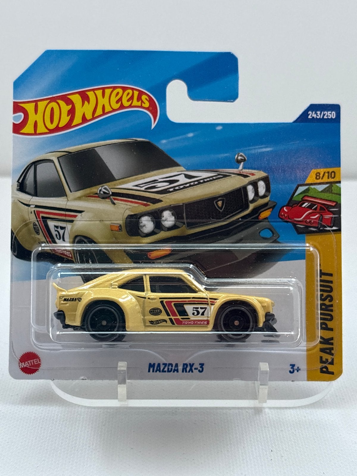 Hot Wheels 2025 Mazda RX-3 - Nieuw in verpakking, Auto, Nieuw, Ophalen of Verzenden, Mattel
