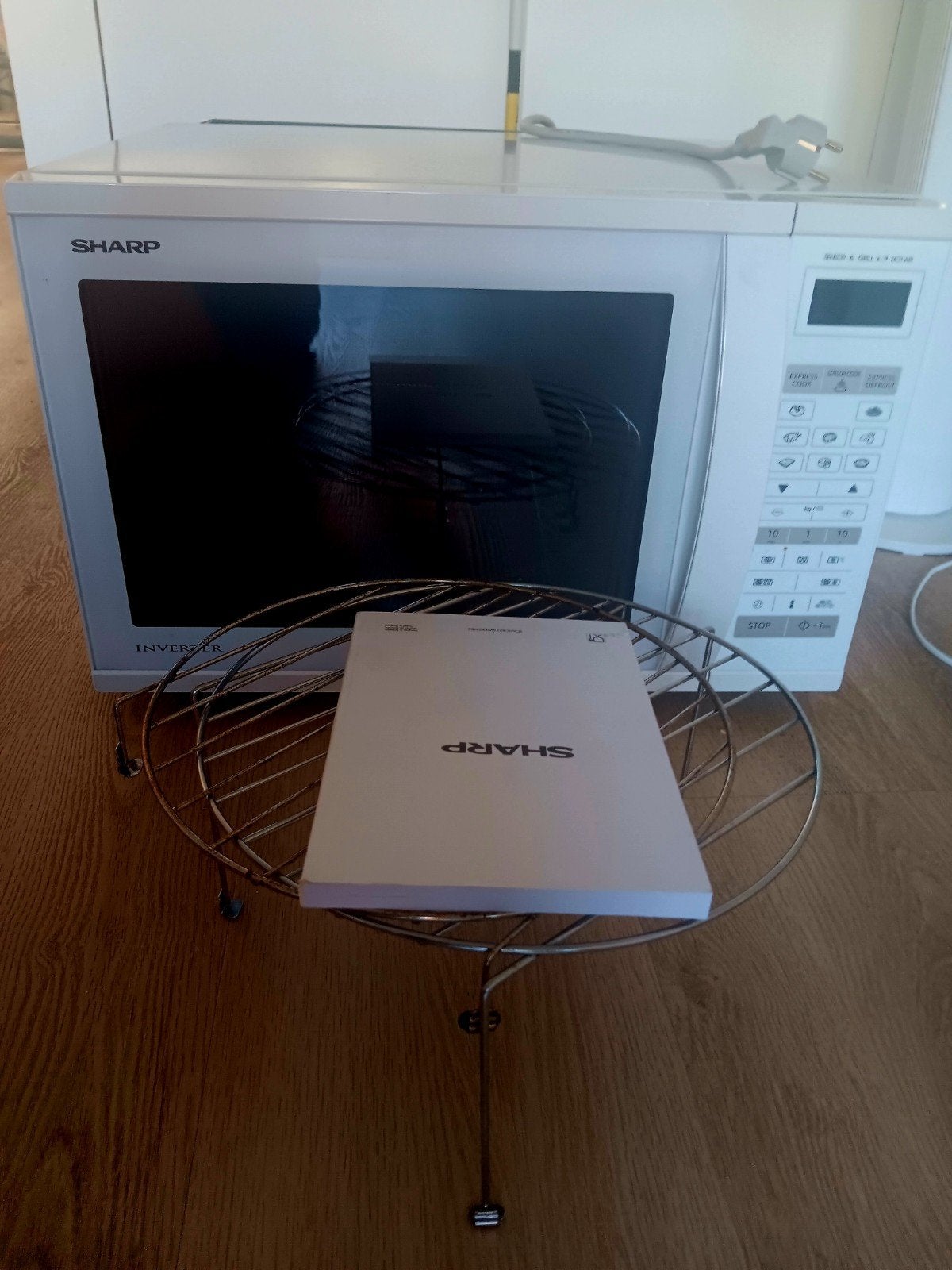 Sharp Inverter Magnetron met Grill en Hete Lucht, Ophalen, Combimagnetron, Gebruikt, Hete lucht