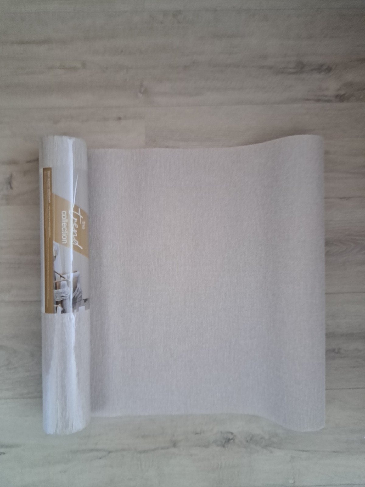 Behang linnenlook Action, 7 rollen, Ophalen, Materiaallook, Natuurlijk, Beige