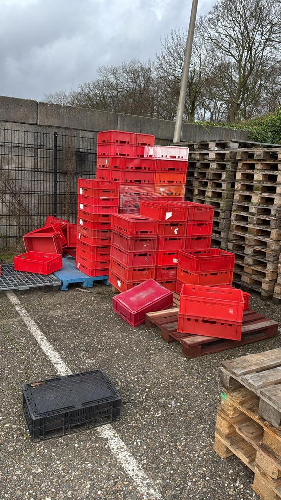 Vleeskrat E2 Rood, Ophalen, 40 tot 60 cm, 50 tot 75 cm, Minder dan 35 cm