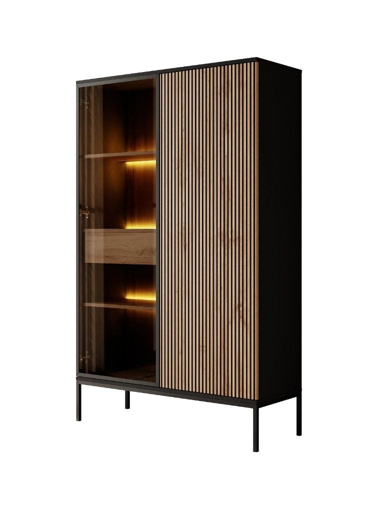 Meubella Legend Vitrinekast, Ophalen, 100 tot 150 cm, ., Zo goed als nieuw