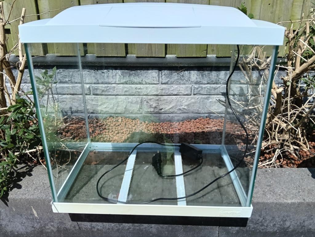 Super fish aquarium 45 liter, Dieren en Toebehoren, Ophalen, Zo goed als nieuw, Leeg aquarium, Superfish