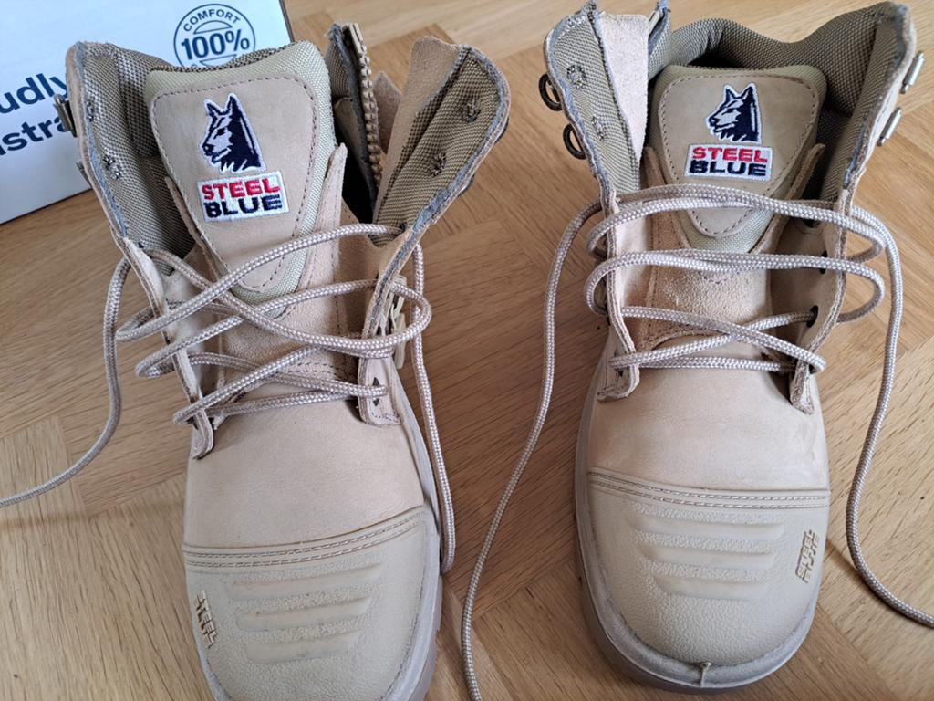 Veiligheidsschoenen Steel Blue, werkschoenen maat 44, Ophalen of Verzenden, Zo goed als nieuw, Zwart, Werkschoenen