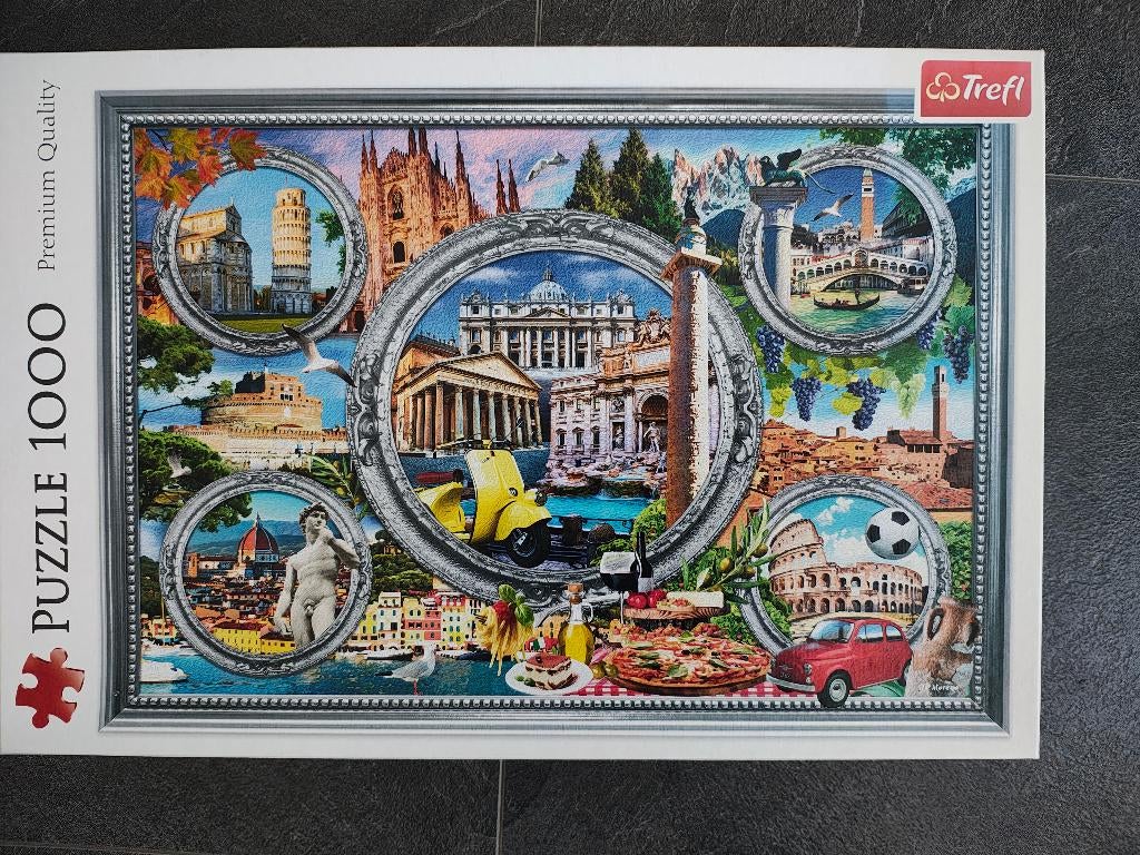 Trefl Italië puzzel (1000 stukjes), Ophalen, 500 t/m 1500 stukjes, Zo goed als nieuw, Legpuzzel